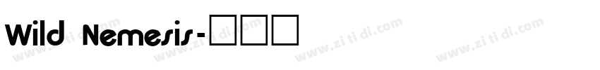 Wild Nemesis字体转换
